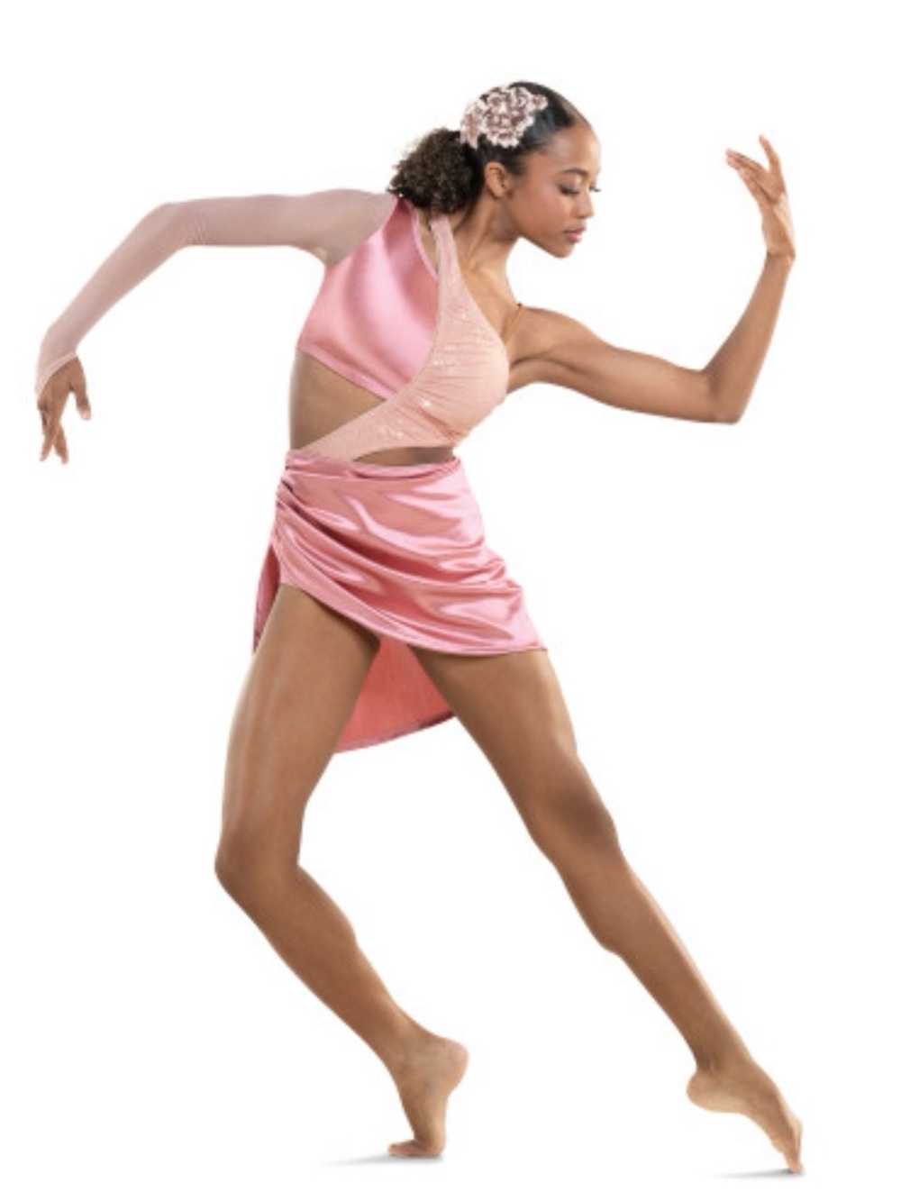 Tenth House Pink Satin Dance Costume